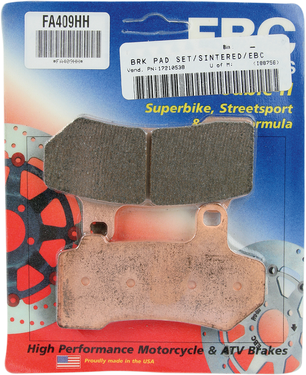 Ebc Hh Brake Pads Fa409Hh