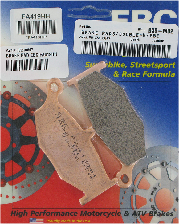 Ebc Hh Brake Pads Fa419Hh