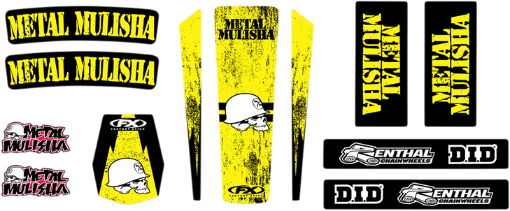 Factory Effex Trim Kit Graphic - Metal Mulisha - Suzuki 23-50460