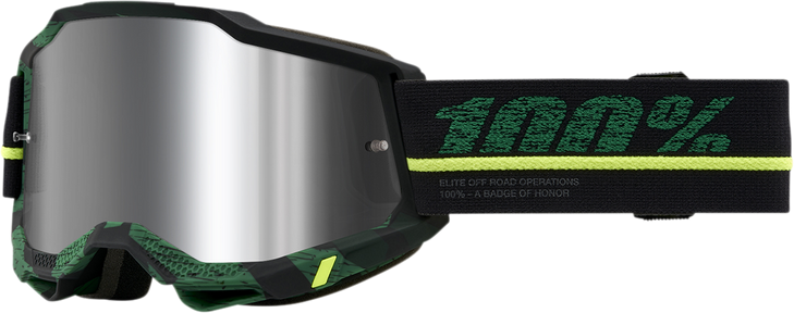 100% Accuri 2 Goggles - Overlord - Silver 50014-00011