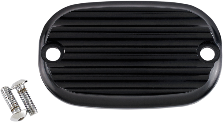 Joker Machine Master Cylinder Cover - Finned - Black 08-01-1