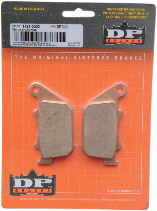 Dp Brakes Sintered Brake Pads - Dp949 Dp949
