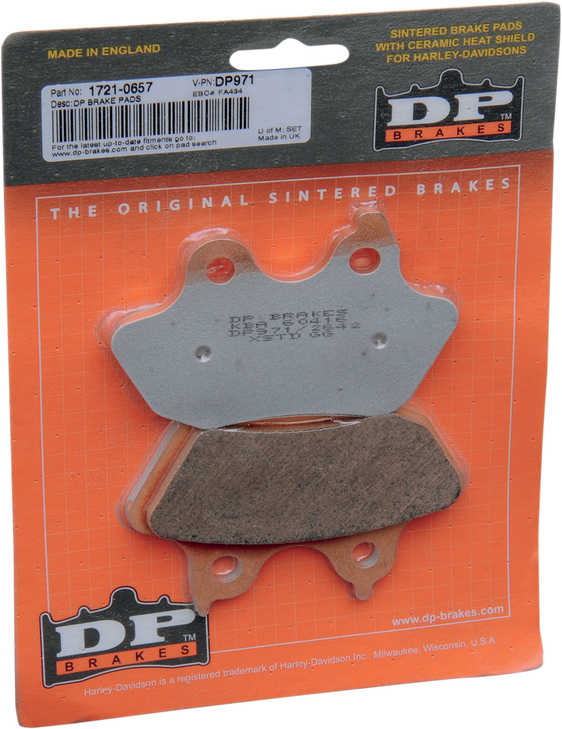 Dp Brakes Sintered Brake Pads - Dp971 Dp971