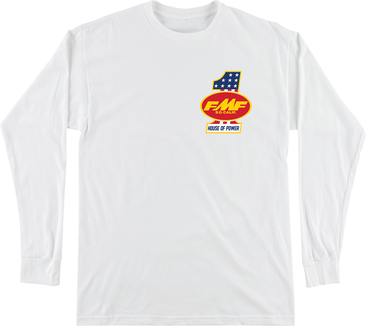 Fmf Tee Long Sleeve America First White 2X Ho25119901Wht2X