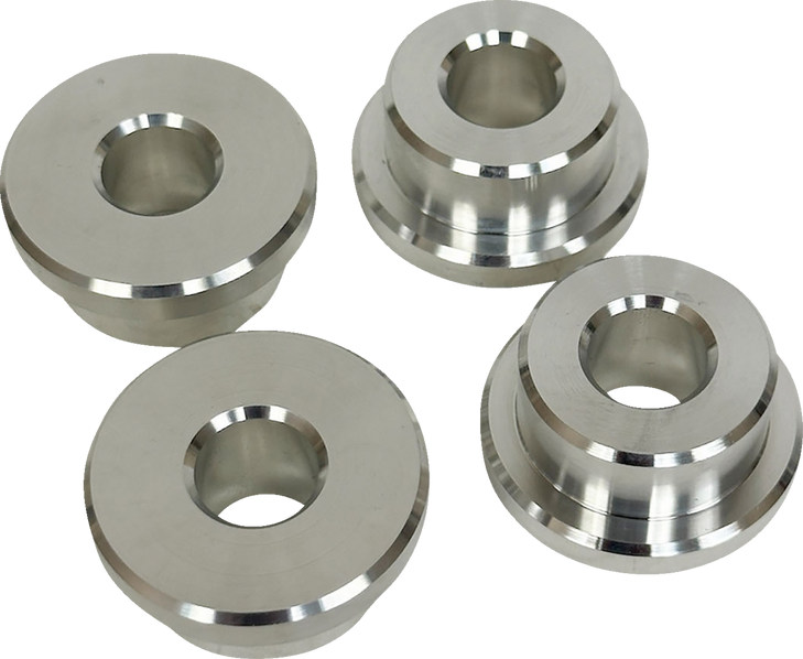 Pro-One Perf.Mfg. Solid Riser Bushing Kit - Raw Aluminum 103050Raw
