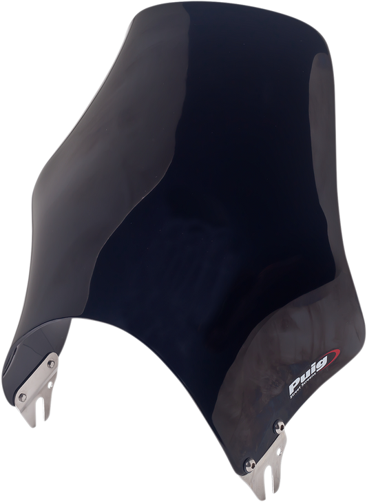 Puig Hi-Tech Parts Naked Windshield - Black 0869N