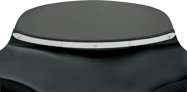 Memphis Shades Fairing Windshield Trim - Stainless Steel - Polished - Slim Mem0918