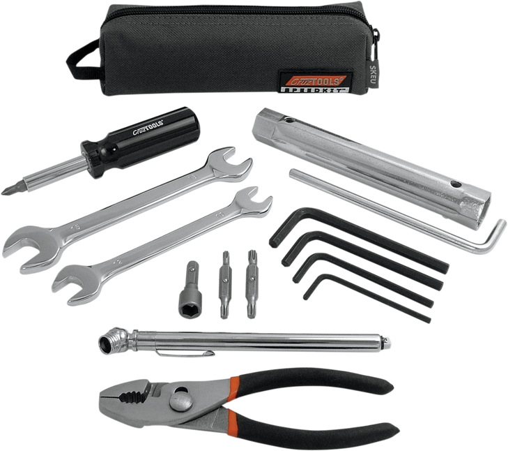 Cruztools Tool Kit - Ultra-Compact - Zipper Pouch - Bmw/Ktm/Triumph Skeu