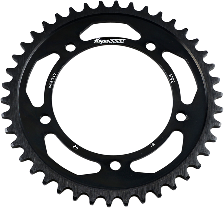 Supersprox Edge Rear Sprocket - Black - 42 Tooth Rfa-1792-42-Blk