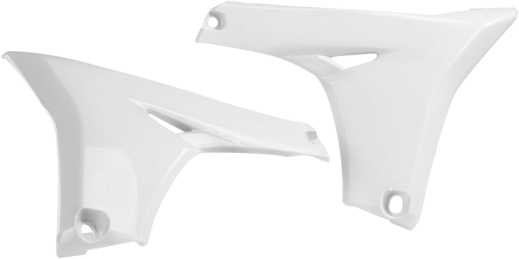 Acerbis Radiator Shrouds - Lower - White 2374150002