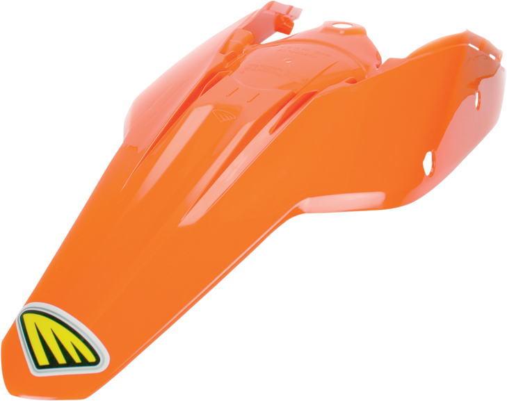 Cycra Powerflow Rear Fender - Orange - Ktm 1Cyc-1740-22