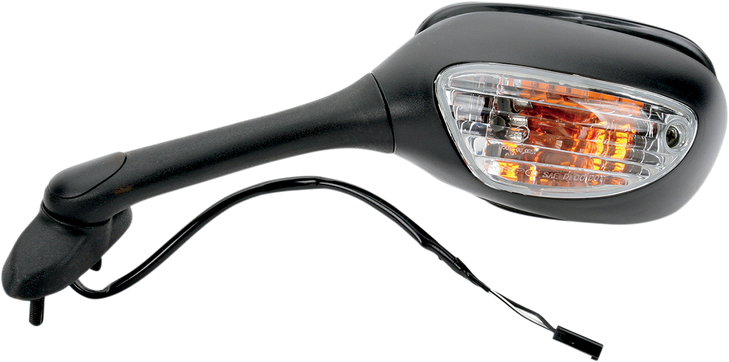 Emgo Mirror - Side View - Cate Eye - Black - Left 20-69792
