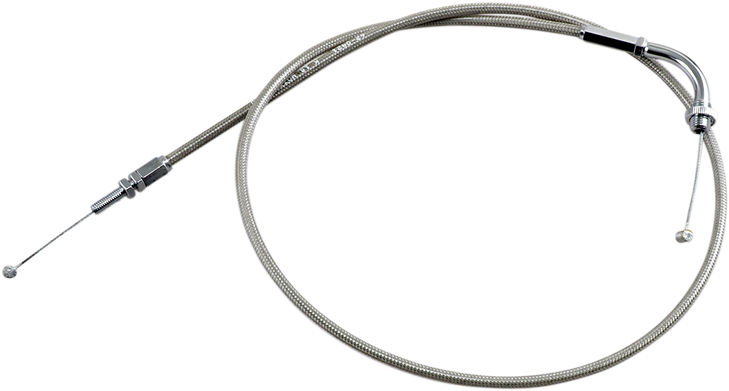 Motion Pro Armor Coat Stainless Steel Throttle/Idle Cable For Cruisers - Honda 62-0421