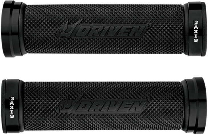 Driven Racing Grips - D-Axis - Black/Black Dxg-Bk