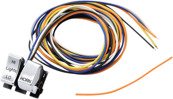 Drag Specialties Switch Kit - Dimmer/Horn - Chrome
