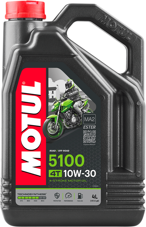 Motul 5100 4T Synthetic Blend Oil - 10W-30 - 4L 104063