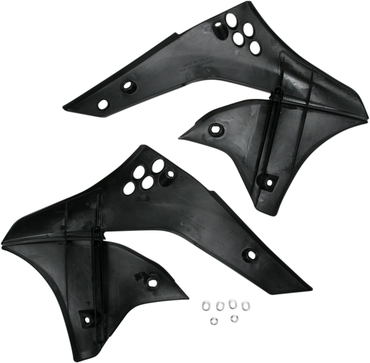 Acerbis Radiator Shrouds - Black 2043740001