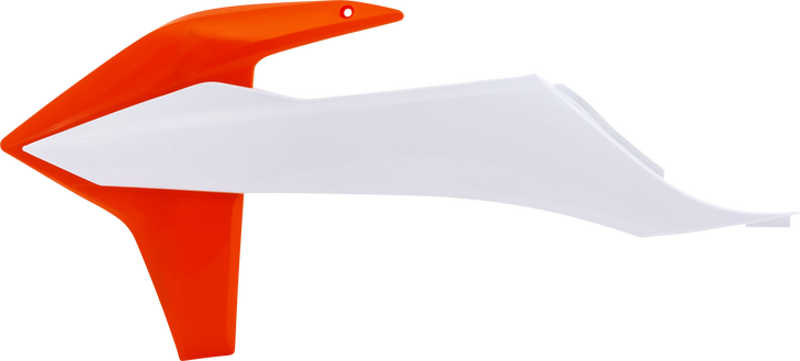 Acerbis Radiator Shroud - Oem Orange/Oem White 2726516813