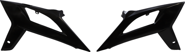 Acerbis Radiator Shrouds - Black 2936310001