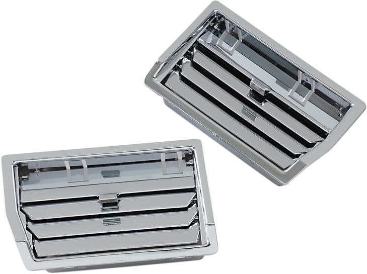 Show Chrome Lower Fairing Fresh Air Vents - Chrome 52-552
