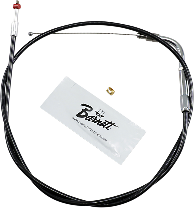 Barnett Black Vinyl Throttle Cable - +6" 101-30-30012-06