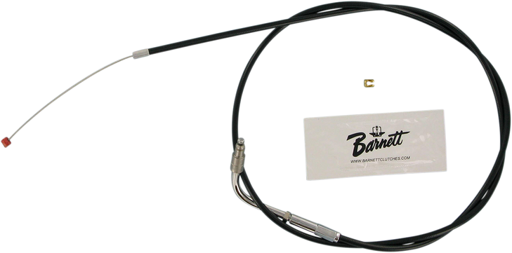 Barnett Black Vinyl Throttle Cable - +6" 306-96+6-Ds