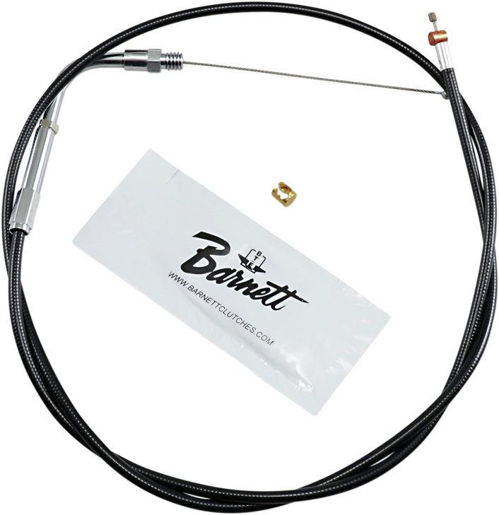Barnett Black Vinyl Throttle Cable - +6" 101-30-30014-06