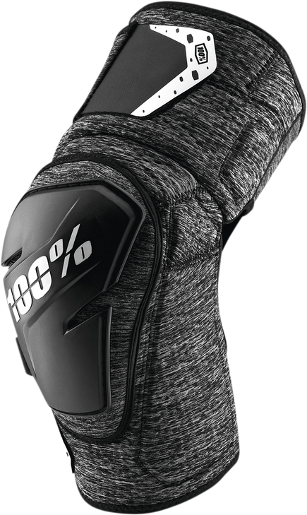100% Fortis Knee Guards - Gray/Black - L/Xl 70007-00004