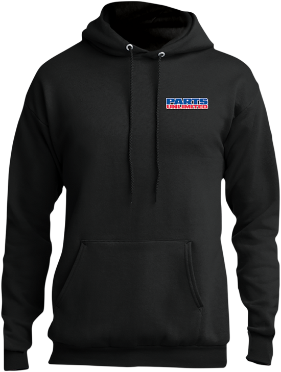 Throttle Threads Parts Unlimited Hoodie - Black - Large Psu36Pc78Hbklg