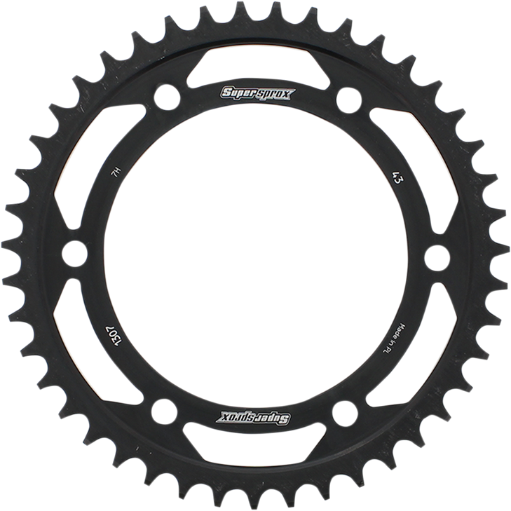Supersprox Rear Sprocket - 43 Tooth Rfe-1307-43-Blk