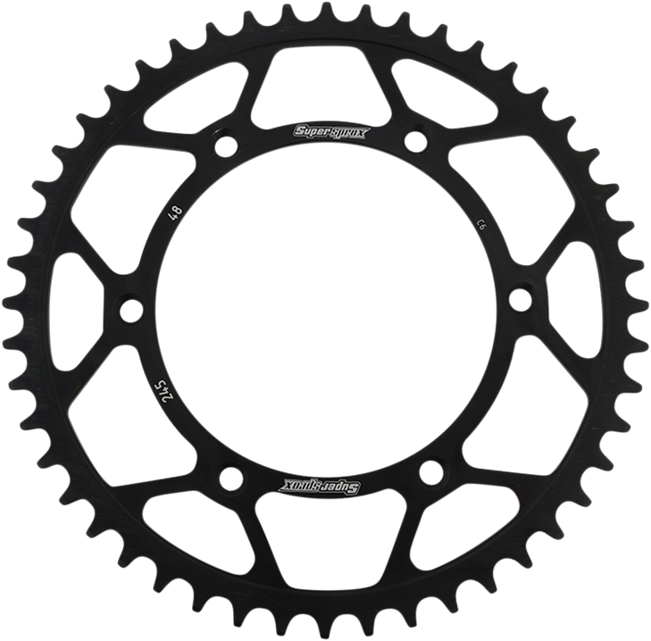 Supersprox Steel Rear Sprocket - 48 Tooth Rfe-245-48-Blk