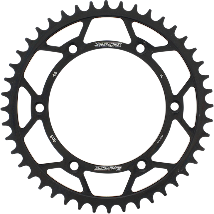 Supersprox Steel Rear Sprocket - 44 Tooth Rfe-808-44-Blk
