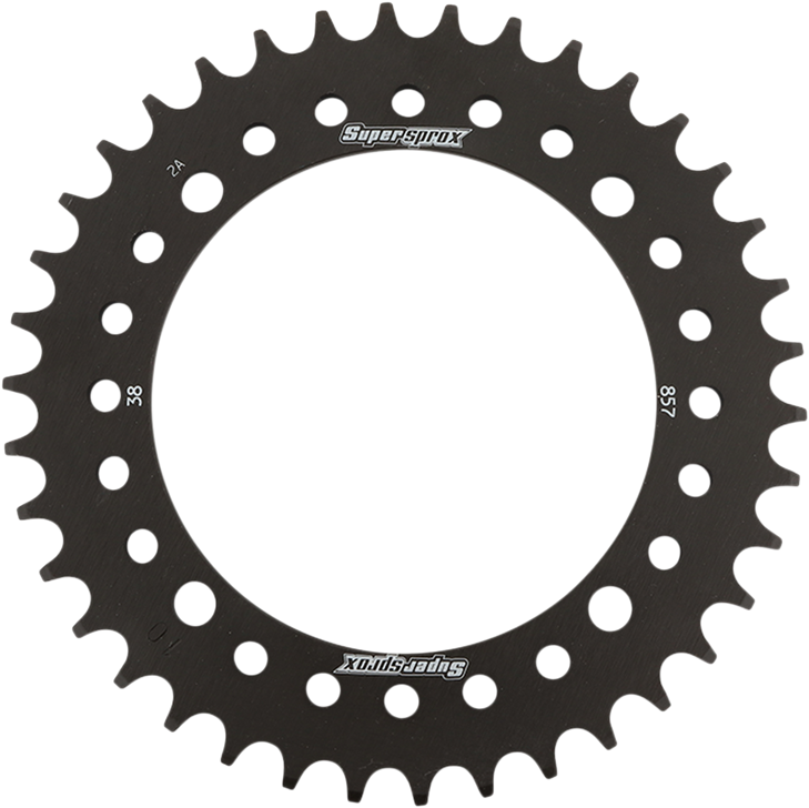 Supersprox Steel Rear Sprocket - 38 Tooth Rfe-857-38-Blk