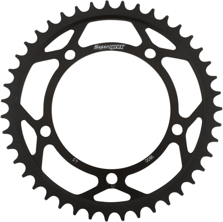 Supersprox Rear Sprocket - 43 Tooth Rfe-1800-43-Blk