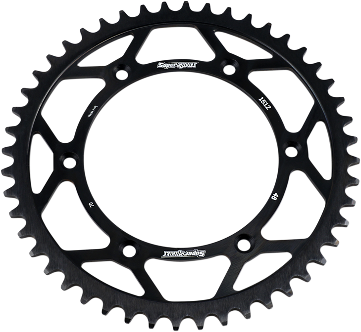 Supersprox Steel Rear Sprocket - 48 Tooth Rfe-1512-48-Blk