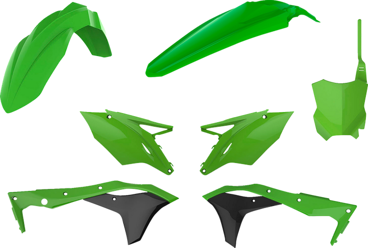 Polisport Body Kit - Complete - '20 Oem Green - Kx 250F 90921