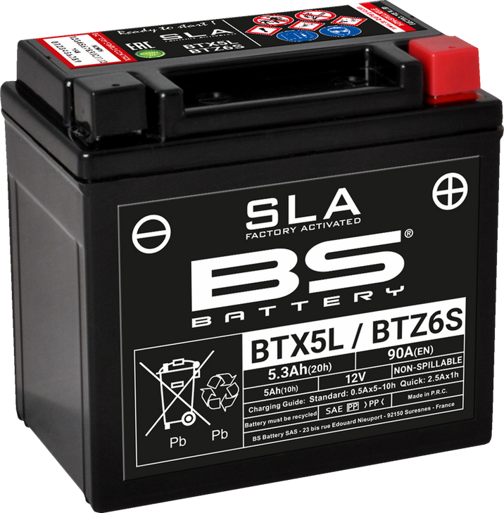 Bs Battery Battery - Btx5L (Ytx) 300670