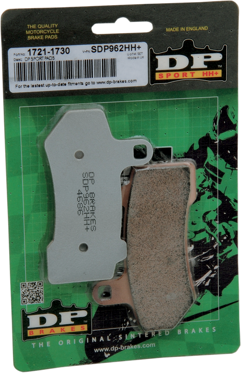 Dp Brakes Sintered Metal Brake Pads - Harley-Davidson - Sdp962Hh Sdp962Hh
