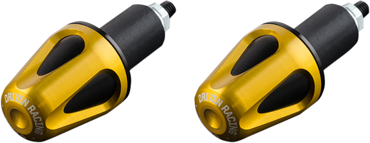Driven Racing Bar End Weight - Gold/Black Dxb-Gd