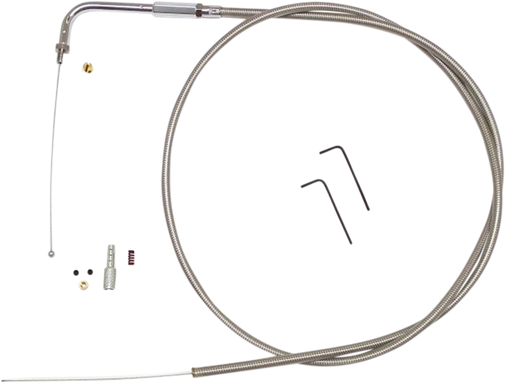 Magnum Shielding Byo Build Your Own Control Cable Kit - Throttle/Idle - Stainless Steel 394539