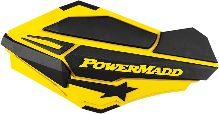 Powermadd Handguards - Suzuki Yellow/Black 34406