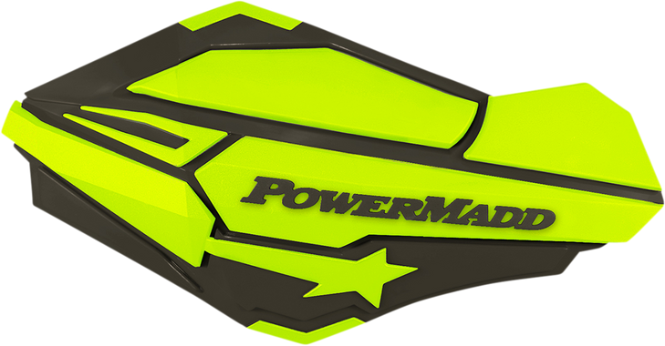 Powermadd Handguards - Charcoal/High Visibility 34425