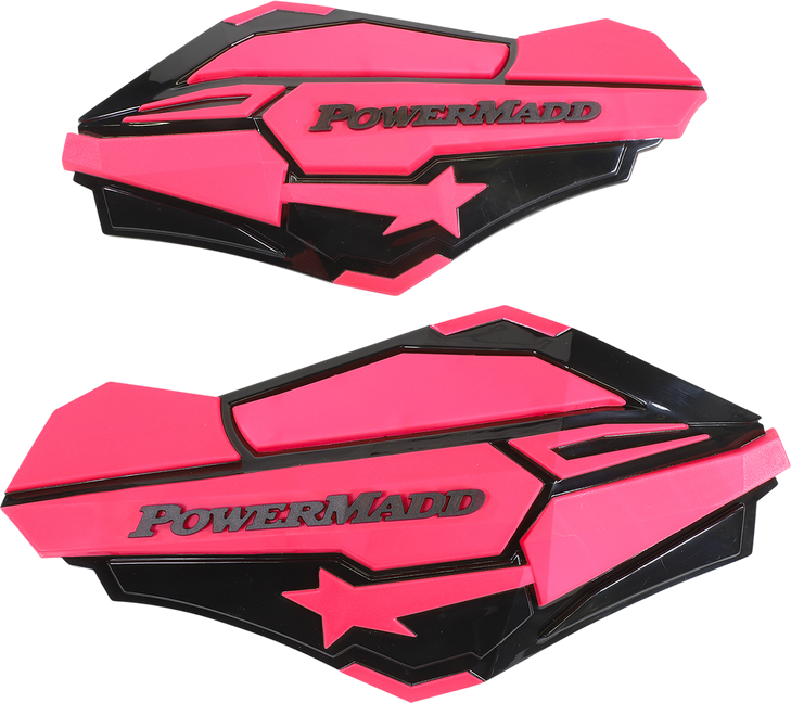 Powermadd Handguards - Pink/Black 34420