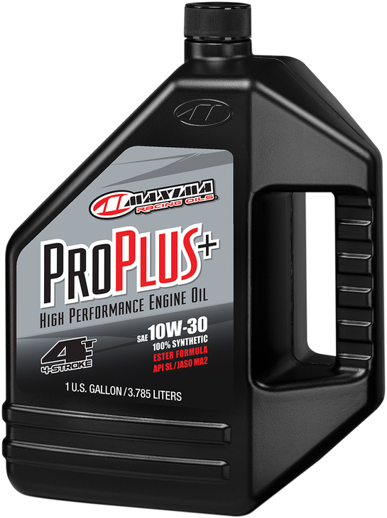 Maxima Racing Oil Pro Plus+ 4T Oil - 10W-30 - 1 U.S. Gal 30-019128