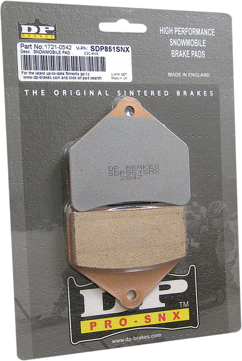 Dp Brakes Hh+ Brake Pads - Sdp518Snx Sdp518Snx