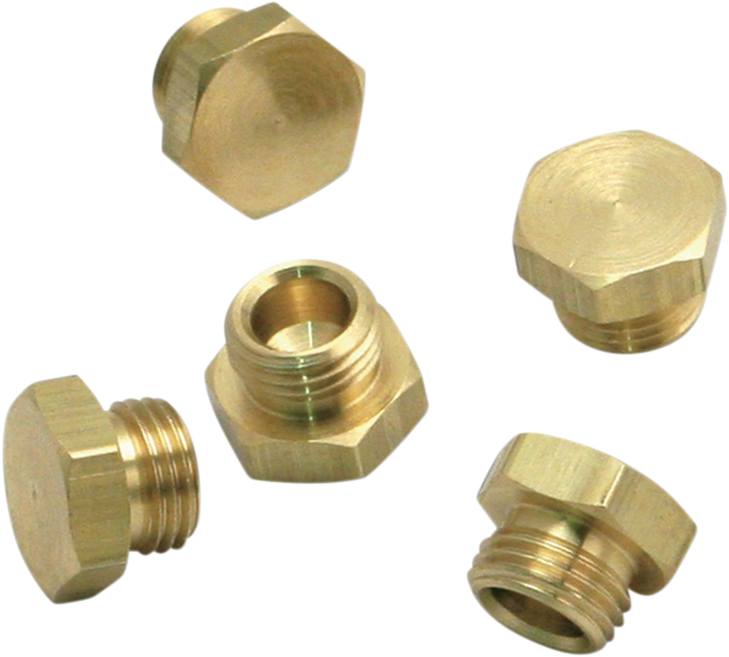 S&S Cycle Float Bowl Plugs - Super B/E/G - 5 Pack 11-2092