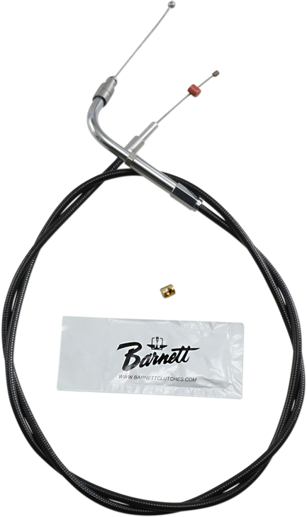 Barnett Black Vinyl Throttle Cable - +6" 101-30-30048-06