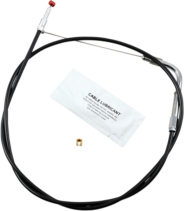 Barnett Black Vinyl Throttle Cable - +6" 101-30-30038-06