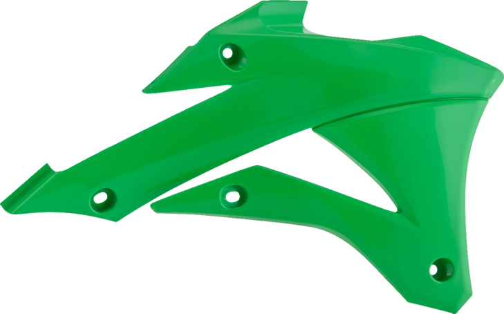 Acerbis Radiator Shrouds - Green 2374070006