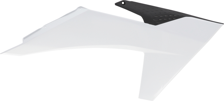 Acerbis Radiator Shrouds Ktm White/Black 2986481035